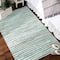 DII® Slim Stripe Cotton Chindi Rug, 4ft. x 6ft.